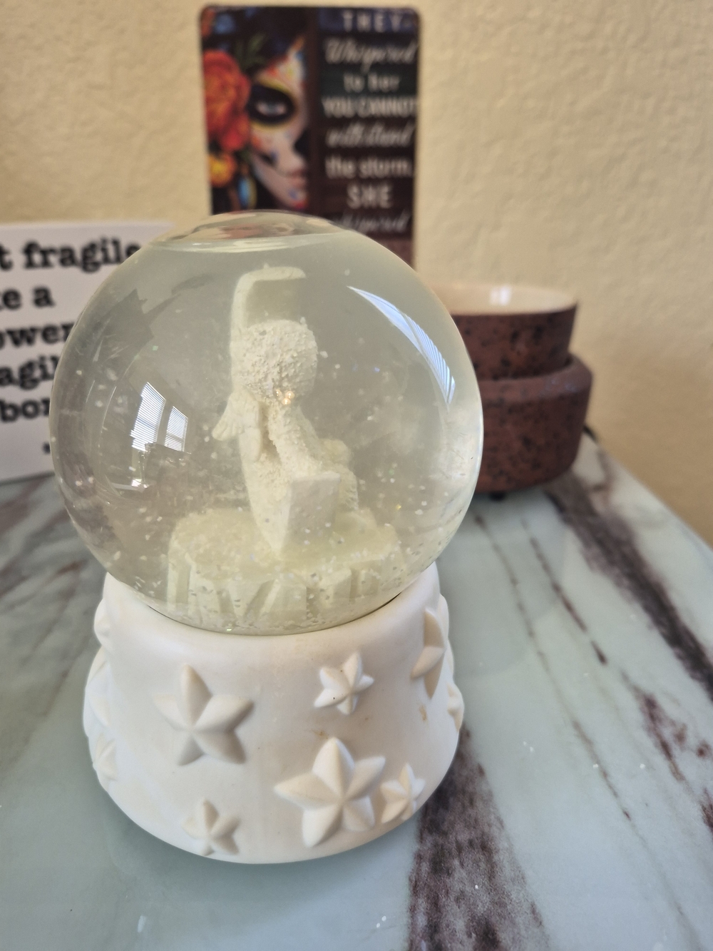 Snownabies "Moon Beams" Water Globe Music Box - Picture 4 of 5